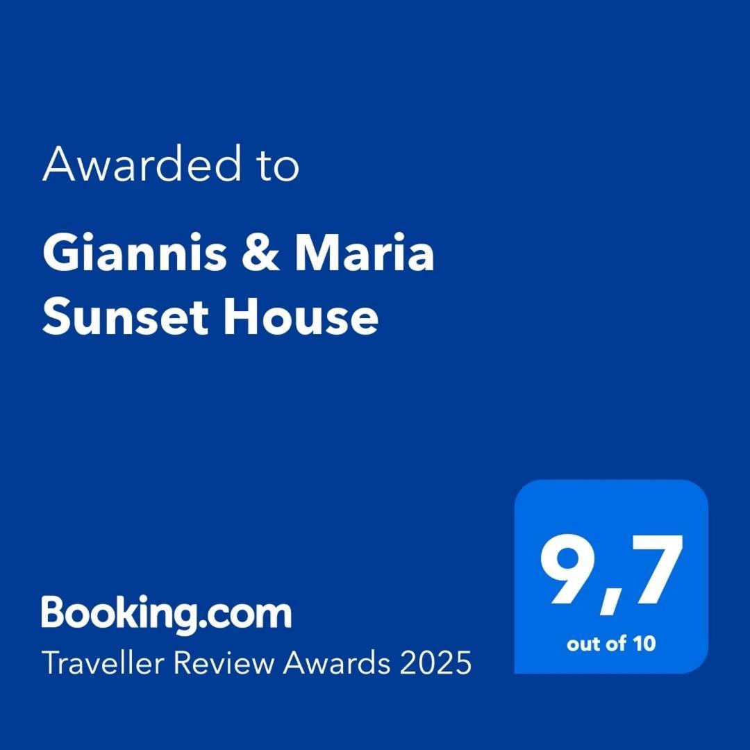 Giannis & Maria Sunset House Vila Lagoudi Zia Exterior foto